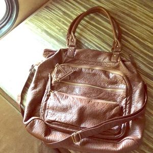 Under one sky brown shoulder or cross body bag